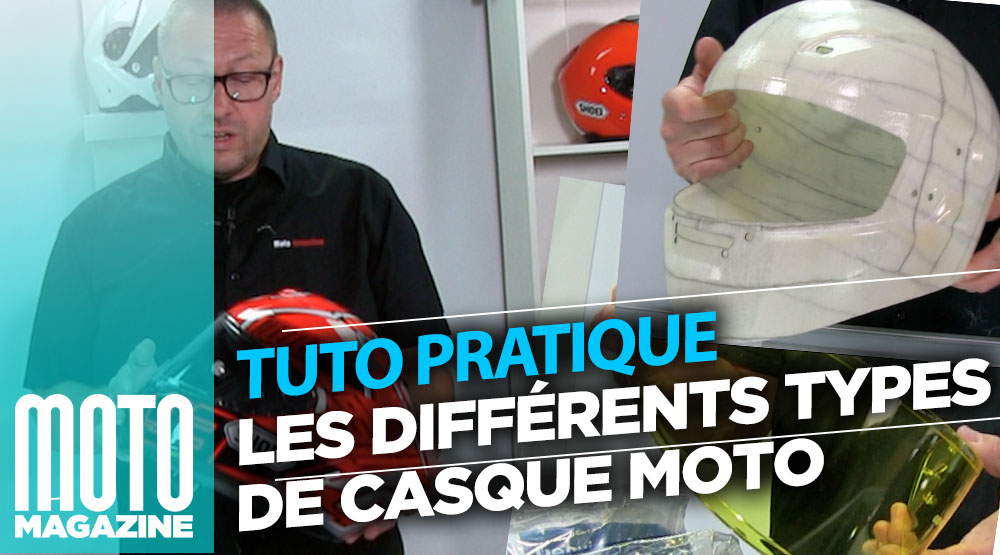 les différents types de casque moto tuto