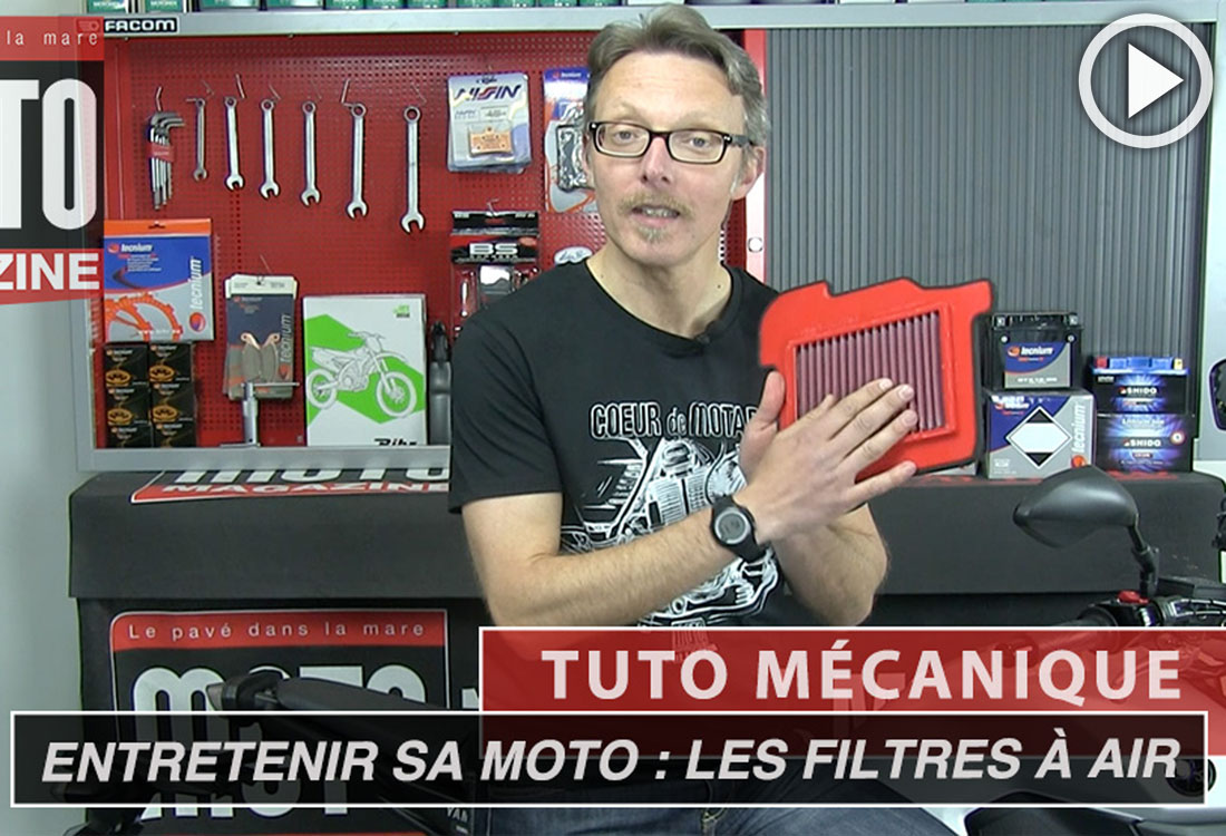 entretien filtre air moto