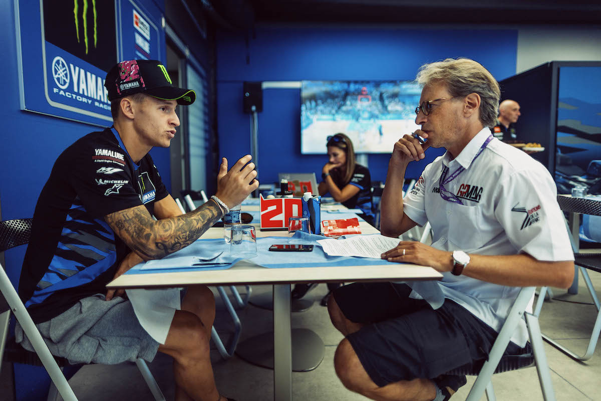 interview fabio quartararo 2025
